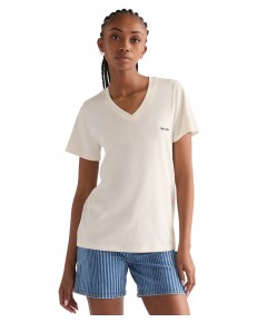 T-shirt Wrangler V NECK TEE 112378330 Worn White