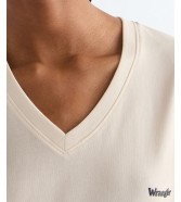 T-shirt Wrangler V NECK TEE 112378330 Worn White