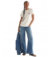 T-shirt Wrangler SIGN OFF TEE 112378332 Worn White