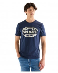 T-shirt Wrangler AMERICANA TEE 112378425 Navy