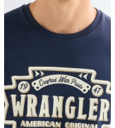 T-shirt Wrangler AMERICANA TEE 112378425 Navy