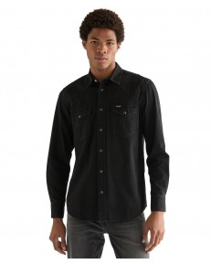 Koszula Wrangler WESTERN SHIRT 112378427 Rinse Black