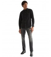 Koszula Wrangler WESTERN SHIRT 112378427 Rinse Black
