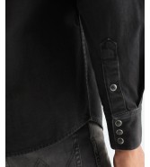 Koszula Wrangler WESTERN SHIRT 112378427 Rinse Black