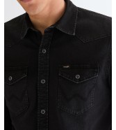Koszula Wrangler WESTERN SHIRT 112378472 Black