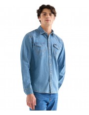 Koszula Wrangler WESTERN SHIRT 112378474 Lake