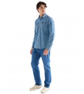 Koszula Wrangler WESTERN SHIRT 112378474 Lake