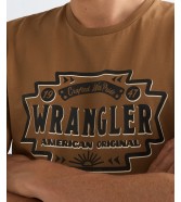 T-shirt Wrangler AMERICANA TEE 112378475 Ermine