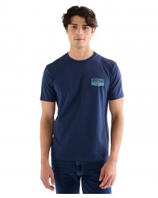 T-shirt Wrangler SMALL GRAPHIC TEE 112378477 Navy