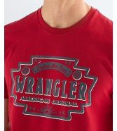 T-shirt Wrangler SMALL GRAPHIC TEE 112378478 Red