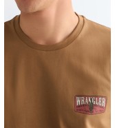 T-shirt Wrangler SMALL GRAPHIC TEE 112378479 Ermine