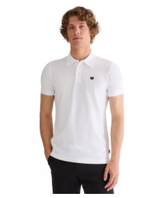 Koszulka Wrangler POLO SHIRT 112378480 Bright White