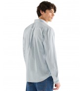 Koszula Wrangler 1 PKT SHIRT 112378486 Blue Stripe