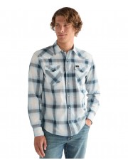 Koszula Wrangler WESTERN SHIRT 112378491 Midnight Navy