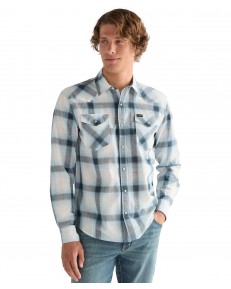 Koszula Wrangler WESTERN SHIRT 112378491 Midnight Navy