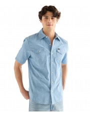 Koszula Wrangler SS WESTERN SHIRT 112378500 Heritage Fade