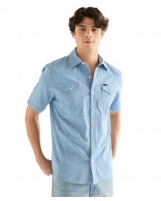 Koszula Wrangler SS WESTERN SHIRT 112378500 Heritage Fade