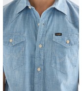 Koszula Wrangler SS WESTERN SHIRT 112378500 Heritage Fade