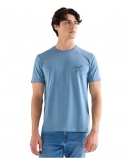 T-shirt Wrangler LOGO TEE 112378503 Captains Blue