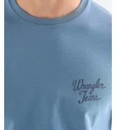 T-shirt Wrangler LOGO TEE 112378503 Captains Blue