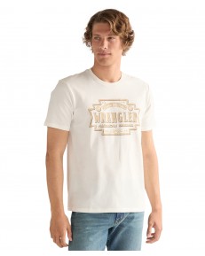T-shirt Wrangler AMERICANA TEE 112378505 Worn White
