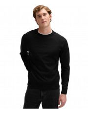 Sweter Lee CLEAN RAGLAN SWEATER 112378518 Black