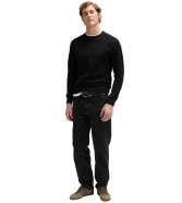 Sweter Lee CLEAN RAGLAN SWEATER 112378518 Black
