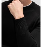 Sweter Lee CLEAN RAGLAN SWEATER 112378518 Black