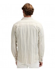 Koszula Lee LEESURE SHIRT 112378528 Dustier Blue Stripe