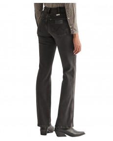 Jeansy Wrangler Bootcut 112378530 Sultry Blackout