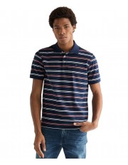 Koszulka Wrangler STRIPE POLO SHIRT 112378537 Navy