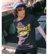 T-shirt Wrangler x STRANGER THINGS TEE 112378547 Washed Black