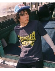 T-shirt Wrangler x STRANGER THINGS TEE 112378547 Washed Black