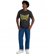 T-shirt Wrangler x STRANGER THINGS TEE 112378547 Washed Black