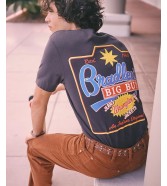 T-shirt Wrangler x STRANGER THINGS BRADLEYS BIG BUY TEE 112378548 Washed Black