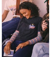 T-shirt Wrangler x STRANGER THINGS BRADLEYS BIG BUY TEE 112378548 Washed Black