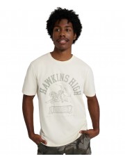 T-shirt Wrangler x STRANGER THINGS HAWKINS HIGH TEE 112378555 Marshmallow
