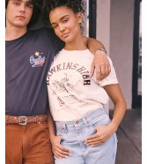 T-shirt Wrangler x STRANGER THINGS HAWKINS HIGH TEE 112378555 Marshmallow