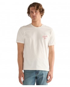 T-shirt Wrangler LOGO TEE 112378698 Worn White