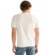 T-shirt Wrangler LOGO TEE 112378698 Worn White