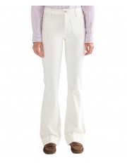 Jeansy Wrangler Flare 112378701 Worn White