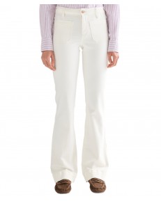 Jeansy Wrangler Flare 112378701 Worn White