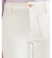 Jeansy Wrangler Flare 112378701 Worn White