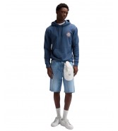 Bluza Lee CIRCLE HOODIE 112378756 Orion Blue