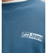 Bluza Lee SMALL LOGO CREW SWS 112378759 Orion Blue