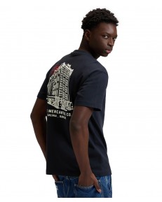 T-shirt Lee WORKWEAR BUILDING TEE 112378771 Rabel Navy