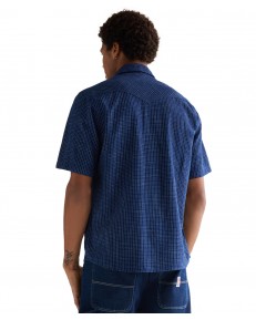 Koszula Wrangler SS WESTERN SHIRT 112378788 Indigo Blue