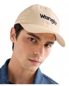 Czapka Wrangler LOGO CAP 112378792 Ecru