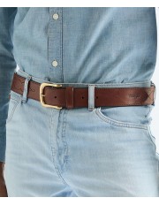 Pasek Wrangler WESTERN STITCH BELT 112378835 Dark Brown