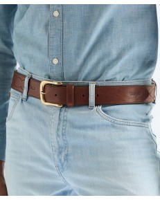 Pasek Wrangler WESTERN STITCH BELT 112378835 Dark Brown